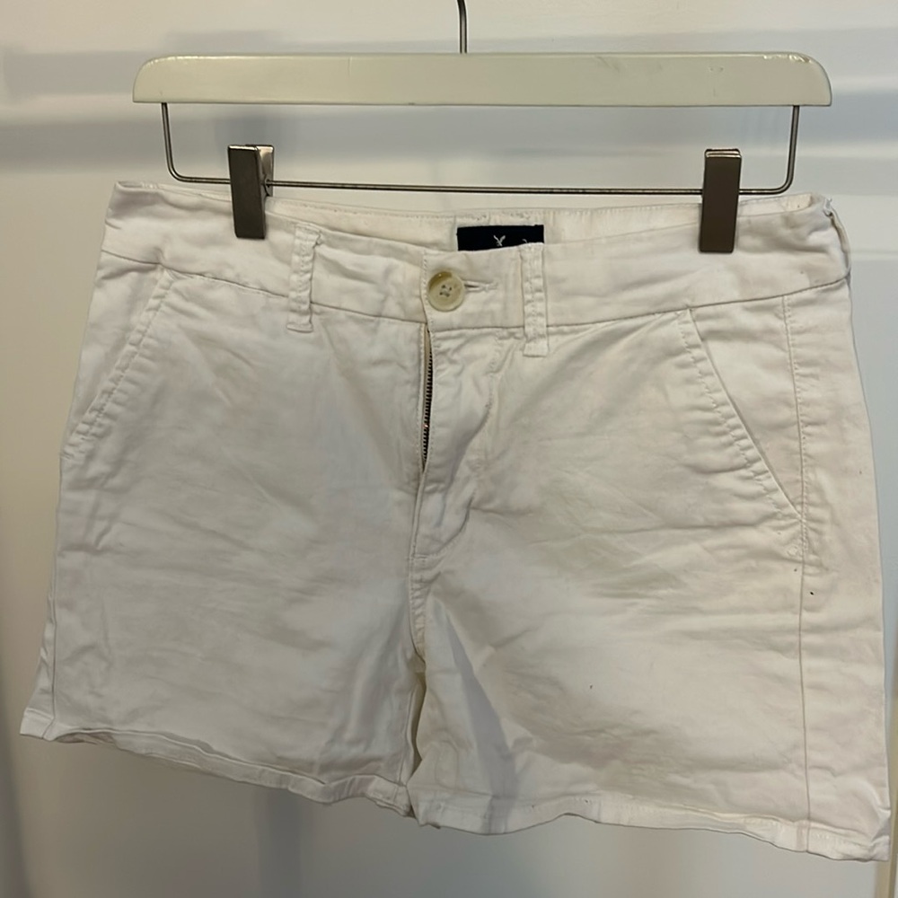 White Chino Shorts